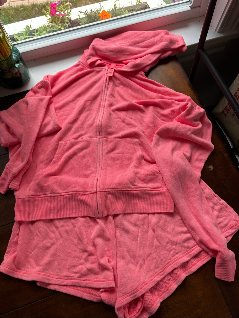 Skims Hoodie and Shorts Lounge Set